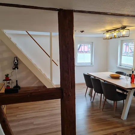 Bird's Nest In Der Altstadt, Offenes Fachwerk Апартаменты Бад-Бергцаберн